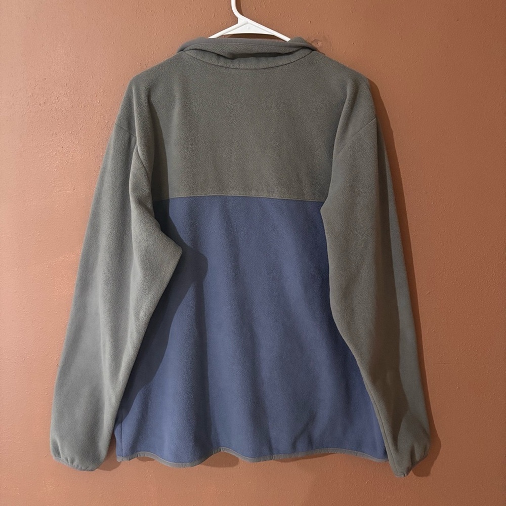 Columbia Mens Steens Mountain Snap Fleece Pullover XL Blue Green XM0671 - Picture 2 of 7